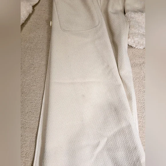 Amanda Uprichard Ivory Carrington Coat Sz Medium - Picture 10 of 17